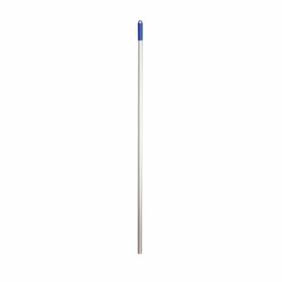 Aluminium steel, 3 gaatjes voor mopklem en mopframe(Type G) - Blauw handgreep