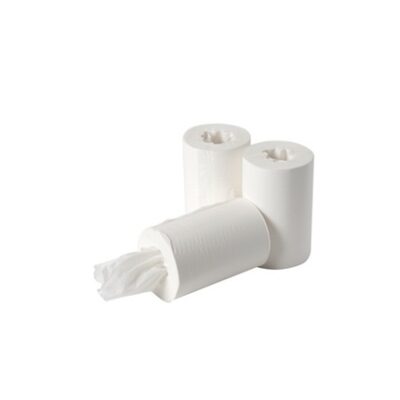 Mini poetsrol blanco/ doos 12 x 1 rol 1-lgs