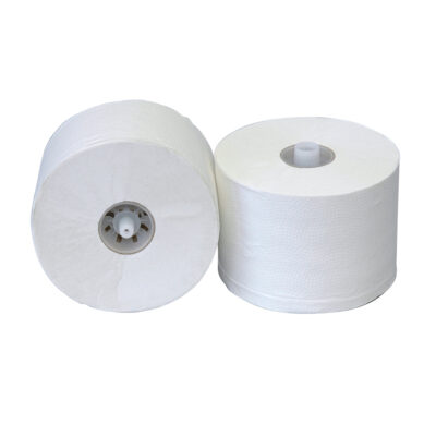 Toiletpapier met dop-rol 2lgs 100m (36 rollen doos)