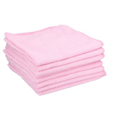 Microvezeldoeken Roze 8 x 10 stuks
