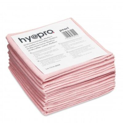 Microvezeldoek Roze 40x40cm 10st. per verpakking