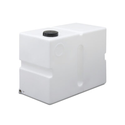 Platte watertank 500 liter met schot