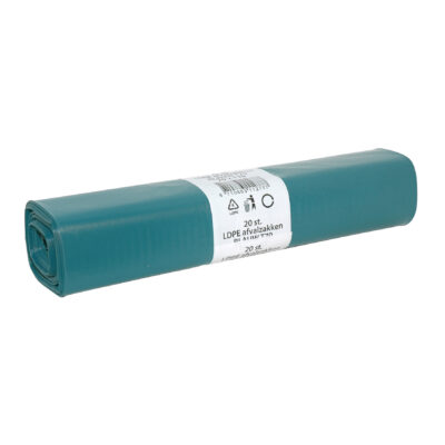 Puinzak LDPE blauw T70 - 70 x 110 (doos á 10 rollen)