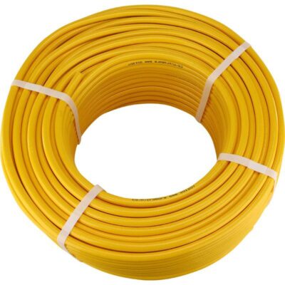 Steelslang geel per meter - 6mm inwendig