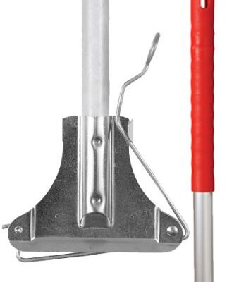 Kentucky Mop Holder & Aluminium Handle - Rood