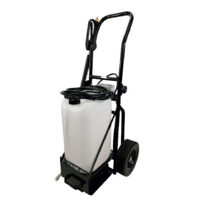 25 liter Softwash-trolley met digitale controller, lithiumbatterij en oplader