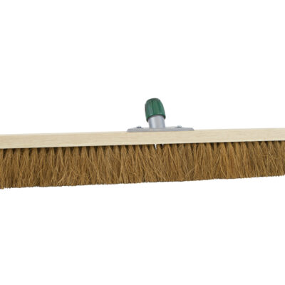 Zaalverger Kokos 80cm ongelakt hout met steelhouder FSC 100%