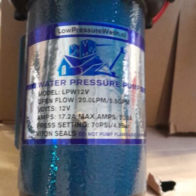 12V LowPressureWash Pomp 20lpm - Chemie bestendig
