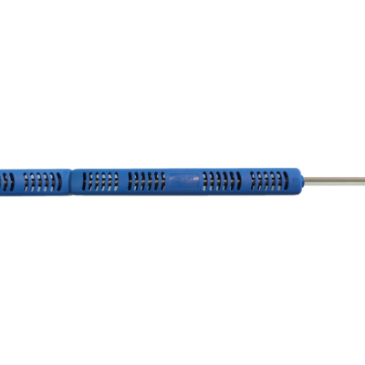 S3-350 - lans - L=1050mm - recht - RVS - blauw - open isolatie 2 x L=360mm - 350 Bar - max 160°C - 2 x 1/4" bu
